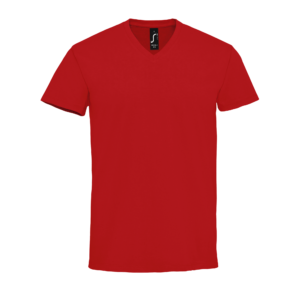 V-kauluksellinen T-paita omalla kuvalla tai tekstillä